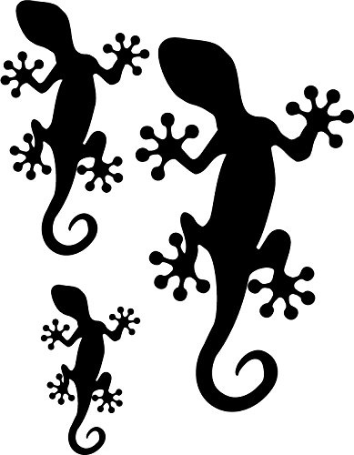 TEDDYFAMILY Gecko-Wandtattoo - wählbare Farbe - Aufkleber