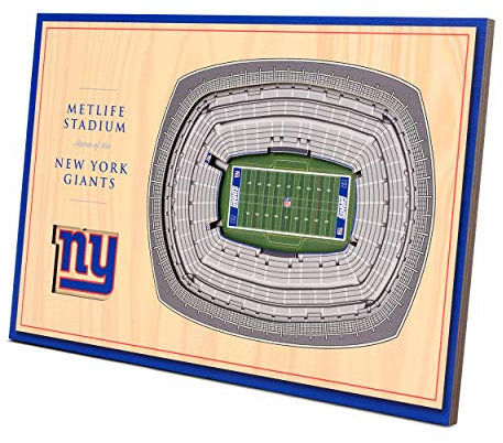YouTheFan NFL New York Giants 3D StadiumViews Desktop-Display – MetLife Stadium