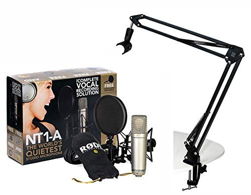 RODE NT1-A - Set microfono a condensatore + braccio snodato SHOP2ROCK