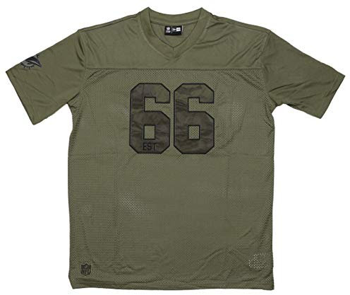 New Era Miami Dolphins NFL Camo Jersey T- Shirt - L