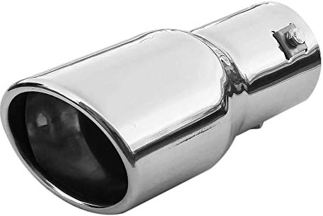 Auspuffblende Endrohr Auspuff Universell Schalldampf Edelstahl Rund von 43mm bis 55mm