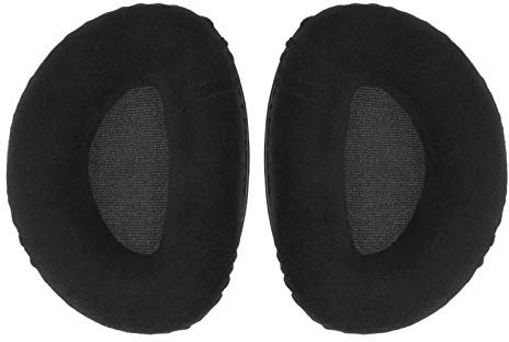 ASHATA 2-teiliges Ersatz-Ohrpolsterkissen für RS160 RS170 RS180-Kopfhörer-Headset (schwarz)