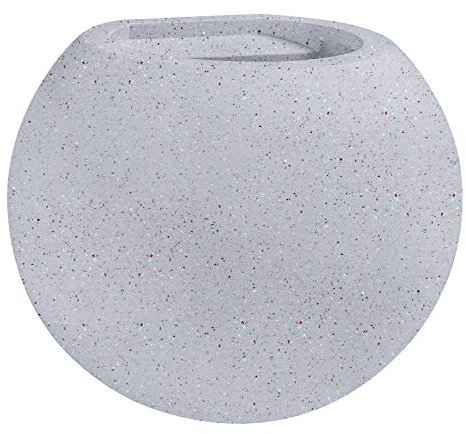 Paco Home Wandleuchte Innen Wandlampe Flur Lampe Rund Indirektes Licht Up Down Effekt G9 Gemütliche Atmosphäre, Leuchtmittel: ohne Leuchtmittel, Farbe: Sandstein-Grau