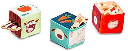 Cubes d'activités cache-cache Ferme - Lilliputiens