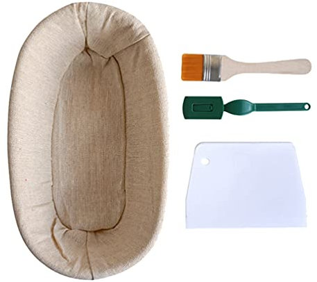 LaoZan Gärkörbchen Banneton Proof Korb Gärkörbe Korb für Brot und Teig Selbstgemachtes Brot Häusliche (Wie das Bild,21 * 14 * 8cm)