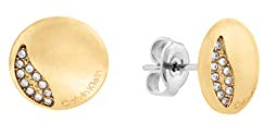 Calvin Klein Ohrstecker für Damen Kollektion MINIMAL CIRCULAR mit Kristallen - 35000138