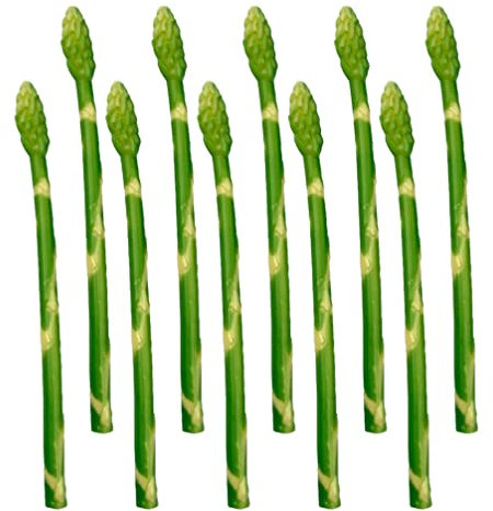BESPORTBLE 10 Stücke Künstliche Spargel Grüner Spargel Deko Foto Requisiten Gemüse Realistische Spargelpflanzen Künstliche Gemüse Modell Lebensmittel Display 10Pcs