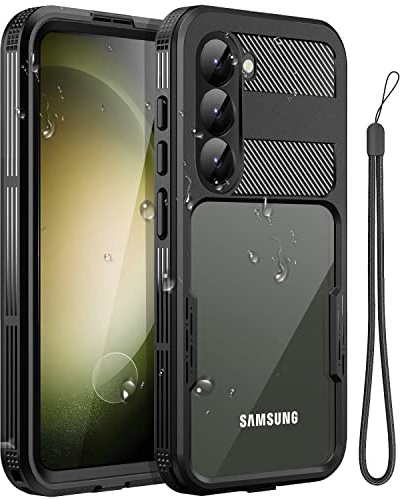 AICase für Samsung Galaxy S23 Wasserdicht Hülle (6.1) 360 Grad Schutz Outdoor Rundumschutz IP68 zertifizierter Ganzkörperschutz,Unterwasserschutzhülle für Samsung S23