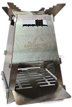 Adventure Xperience Four de camping pliable - Réchaud à bois - Petit encombrement une fois plié - Four en acier inoxydable à brancher, Stove_26