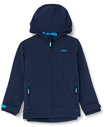 CMP Softshell Jungen Kapuzen Jacke,B.Blue-Donau,98