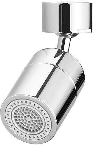 Spurtar Wasserhahn Aufsatz 2-Strahlen Wassersparer für Wasserhahn Perlator M24 /22/20 Wasserhahn Strahlregler 360 Grad Schwenkbar Luftsprudler filter Wasserhahn Aufsatz Küche Bad