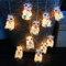 Riaxuebiy Niedliche Panda Lichterketten Panda Nachtlicht 20er LED Panda Lampe für Kinderzimmer Baby Zimmer Party Dekoration (Panda)