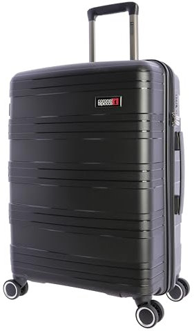 Coronel Tapioca - Maleta Mediana de Viaje 4 Ruedas 360º - 64cm - Polipropileno Resistente - Con Candado de Combinación