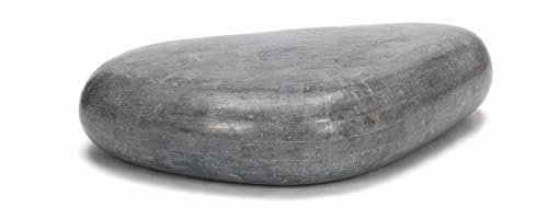 Mondo Viro Couchtisch aus Fossilstein Steinchen Sasso (Big, Grau)