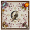Wisafory Altartuch Tarotkarten Tischdecke Mond Phases Blumen Altardecke Spirituell Altar Tarot Tuch Hexerei Astrologie Tischtuch Quadratisch Wandteppich Himmlisches Decktuch Stil 11 75x75cm
