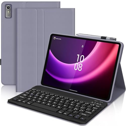 Custodia Tastiera per Lenovo Tab P11 (2 Gen), Italiano Tastiera per Lenovo Tablet, Tastiera Bluetooth Wireless Italiana, Slim Smart Cover per Lenovo Tab P11 11.5 2 Generazione con Tastiera, Viola