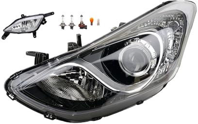 Johns, Scheinwerfer Halogen Front passend für Hyundai i30 11/11-03/15 H7 H7 Links + Nebelscheinwerfer + Leuchtmittel