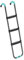 Trampolin-Treppe – Tower-Trampolin-Leiter | Breite Stufenleiter für Trampoline aus PP | Anti-Rutsch-Stufen, breite -Trampolinleiter, Trampolinstufen, Trampolin-Zubehör für Kinder und Kinder