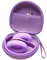 XANAD Kids Headphones Hard Case for iClever BTH20 BTH26 / soundcore Q11i / LORELEI B-C6 / POGS The Turtle Foldable Headphone Wireless (Purple)