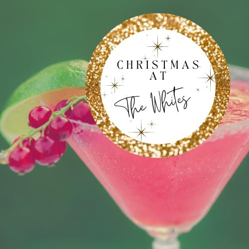 20 x 4.5cm edible Christmas champagne flute drink toppers uncut gold