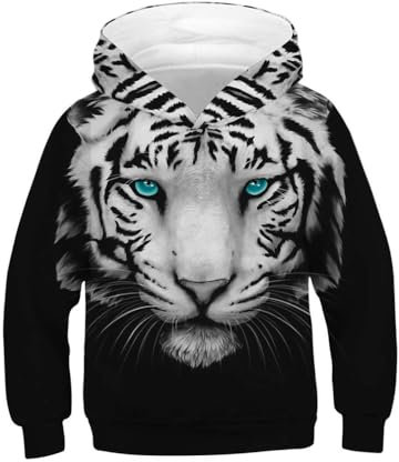 BERCIELY Sweatshirt Herren Jugend Hip Hop Das Neue Hoodies Herren All-Match Temperament Druck Pullover Herren Lustige Muster Leistung Langärmeliges Sweatshirt Herren AA-08 M