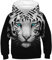 BERCIELY Sweatshirt Herren Jugend Hip Hop Das Neue Hoodies Herren All-Match Temperament Druck Pullover Herren Lustige Muster Leistung Langärmeliges Sweatshirt Herren AA-08 M