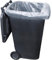 100 Bin Bags Black/Clear Heavy Duty Wheelie Refuse Sacks Strong Liners Rubbish Bags for Outside and Garden Bin – Strong Garbage Bags Pack of 100 (Clear)