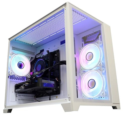 Computer Specialist LTD CS Gaming PC • AMD Ryzen 5 5600X • RTX 3060 12GB DDR6 • 32GB DDR4 • 1TB NVME SSD • 500W PSU Bronze Rated • Akira white RGB Gaming Case • WIFI • Windows 11