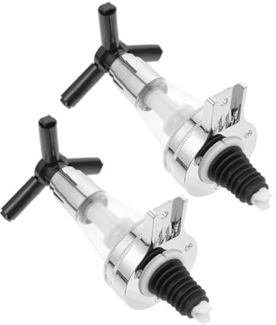 Alipis 2stücke Ausgießer Für Schnaps Getränkeflasche Mit Spender Für Wandmontage Weinflaschenhalter Für Rationen Partyzubehör Wasserflaschenhalter Für Bars Und Küchen
