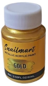 YULL Acrylfarbe Metallic Silber - 300 ml Silber Farbe, Wasserfeste & Deckende Silver Acrylic Paint für Metall, Holz, Glas, Keramik, Leinwand, Stein, Stoff und Leder