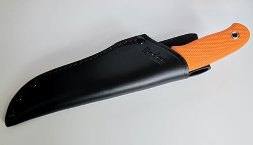 Linder Super Edge 7 Joe Vogel Evo-X ATS 34 Orange Lederscheide