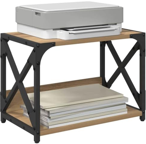 vidaXL Druckerständer Artisan-Eiche 44 x 26 x 31,5 cm Holzwerkstoff