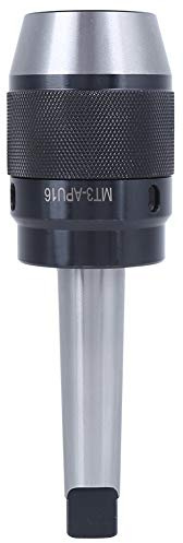 MT3APU16 Integrated Drill Chuck for Milling Machines – HighSpeed Steel Flat Tail Design with Precision Grip
