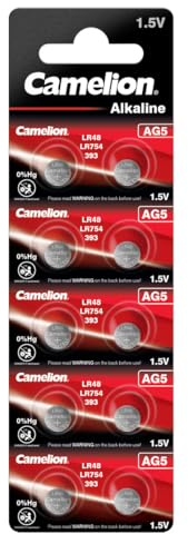 Alkaline Knopfzelle CAMELION AG5/LR48/LR754/393