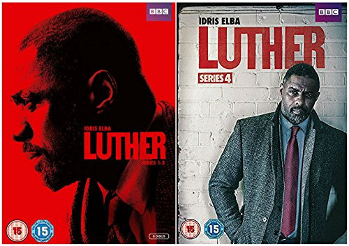 Golden Globe Winning BBC Crime Thriller Luther Complete Series 1-4 + Extras + Behind the Scenes + In Cold Blood