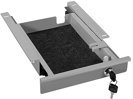 SOTECH Büroschublade abschließbar 220 x 265 x 45 mm grau Schmuckschublade | Bürotischschubladevon SOTECH