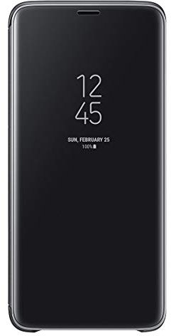 Samsung Galaxy S9+ Clear View Standing Cover, Nero