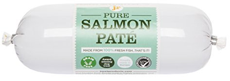 JR Pet Products 5 x 400g Pure Salmon Pate Pâté Complete Dog Food 100% Fresh Human Grade Fish