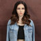 Style Icon Perücke mit Filmansatz 44cm Lace Front Wigs Curly Wellige Perücken für Frauen Mittelscheitel Kunstfaser synthetische Faser 130% Dichte (Dunkelbraun)