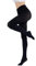 CozyWow Blickdicht Damen Strumpfhose Elastisch Semi Stützstrumpfhose in 25 Farben(Schwarz,S)