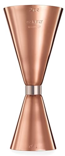 Barfly Drink Jigger, 1 oz x 2 oz Slim Style, Copper