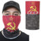 OneRedox Gesichtsschutz Halstuch Länder Bedruckt Sowjetunion Biker Schal Ski Motorrad Gesichtsmaske BND-002