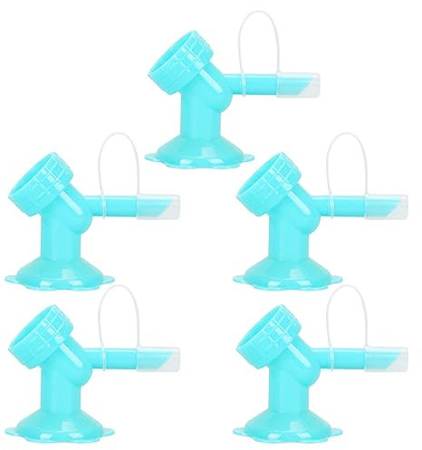 HEMOTON Garten Sprinklerdüse Für Flaschen 5 Stück Bewässerungsaufsatz Gießkopf Für Topfpflanzen Balkon Gewächshaus Sukkulenten Zimmerpflanzen Wassersparende Kunststoff Gießkanne