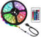 ACONDE - Striscia LED, striscia con luci LED USB, 1 metri, con telecomando a 24 tasti, retroilluminazione per TV, classe energetica A+