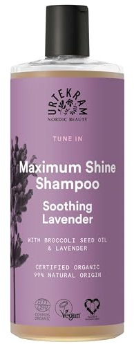 Urtekram Tune In, Soothing Lavender - Lavendel-Shampoo für maximalen Glanz –