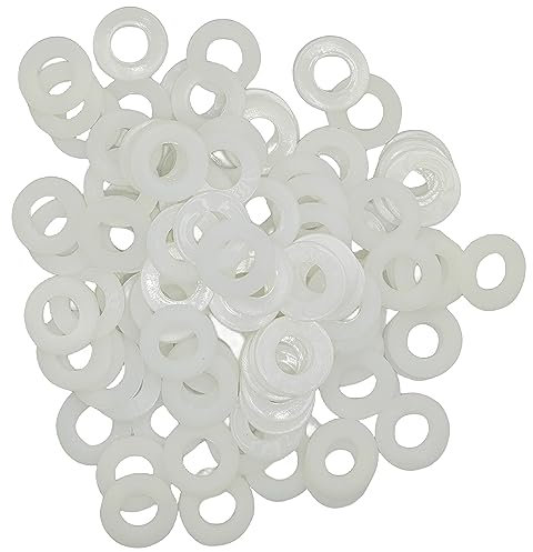 Rondelles plates en nylon M12, joints d'étanchéité en nylon pour bouchon de vidange d'huile - 120 pièces