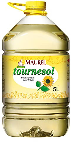 HUILE DE TOURNESOL MAUREL 5L/Bouteille - Lot de 1, 2 et 3 bouteilles - Expédition depuis France par la sté Bo Time (1)