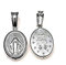 Inmaculada Romero IR Miraculous Virgin Silver Medal Sterling 925m Unisex 17mm Anhänger. Heckdetails