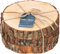 KOTARBAU® 3er Set Dekorative Holzscheiben Kerzenständer Holzständer mit Juteschnur