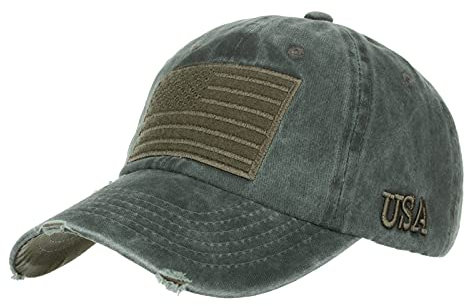 MILAX American Flag Baseballmütze Unisex Camouflage Baseball Cap USA-Flagge Baseballkappe Und Streifen Stickerei Kühle Wohnung Bill BaseballHat